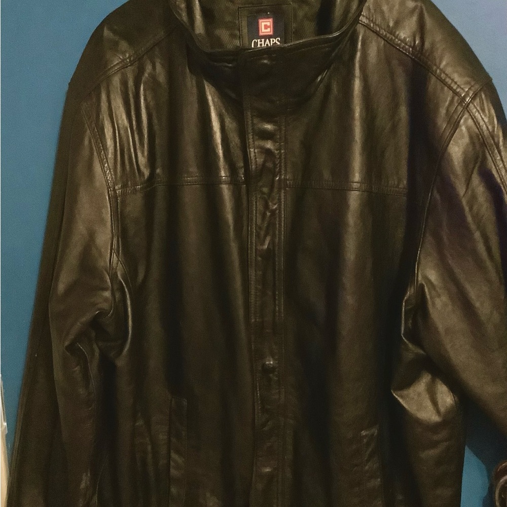 Chaps Leather Jacket